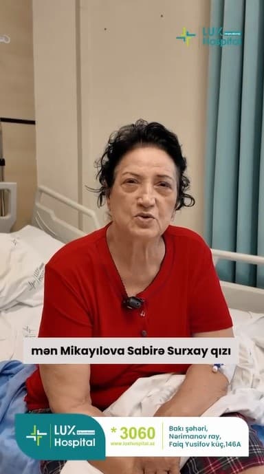 Lux International Hospital pasiyent rəyi