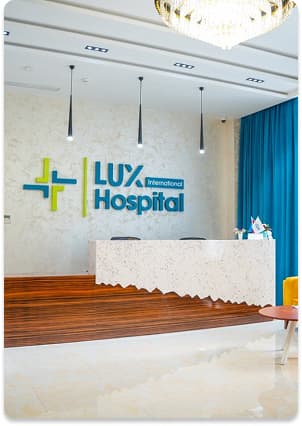 Lux International Hospital interyeri
